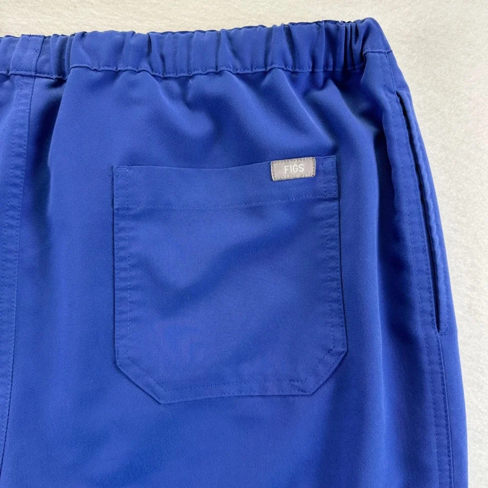 FIGS Mens Pisco Striaght Leg Royal Blue Scrub Pants Size Large FM4500 PO 1660